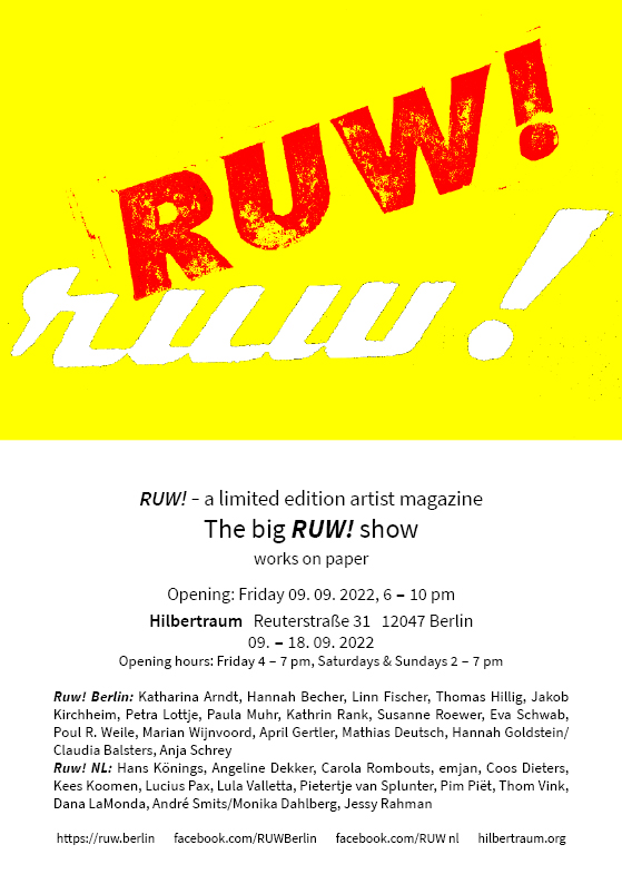 Invitation – the big RUW! show