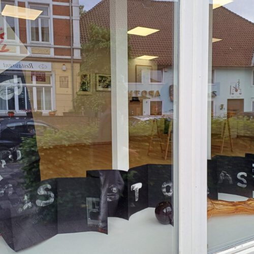 Blick in das Schaufenster, Leporello von Susanne Rower