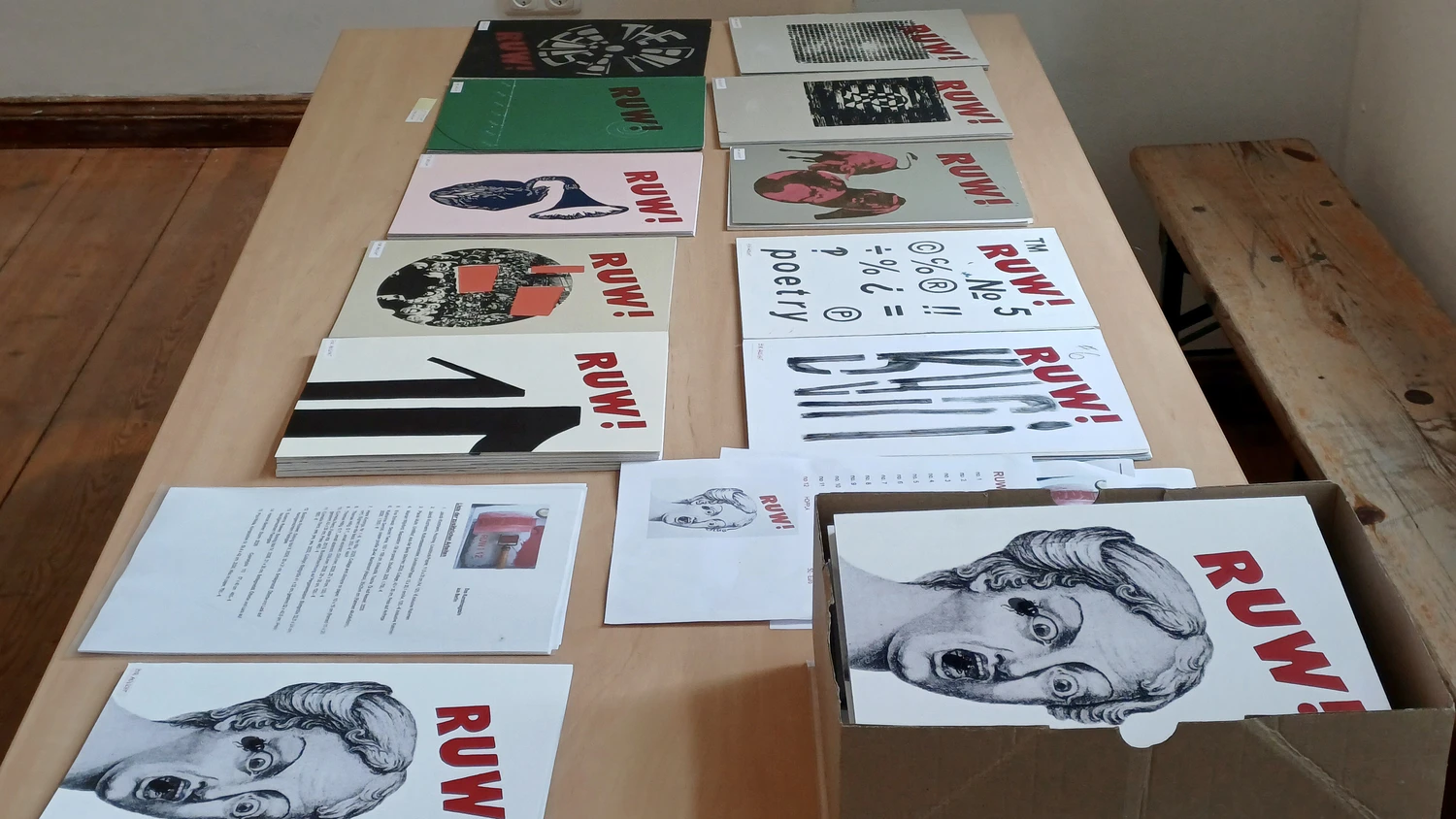 Die bisher publizierten RUW!-Magazine